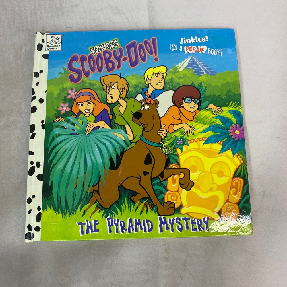 Scooby-Doo‎ The Pyramid Mystery Pop-Up Book Kids Green EUC 2002 Cartoon Network